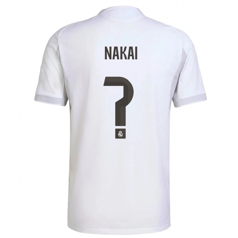 Danxen Women Takuhiro Nakai #0 White Yellow Home Jersey 2025/26 T-Shirt