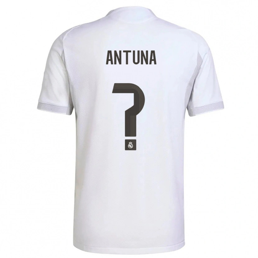 Danxen Women Miguel Antuna #0 White Yellow Home Jersey 2025/26 T-Shirt