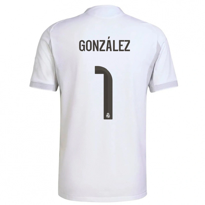 Danxen Women Álvaro González #1 White Yellow Home Jersey 2025/26 T-Shirt