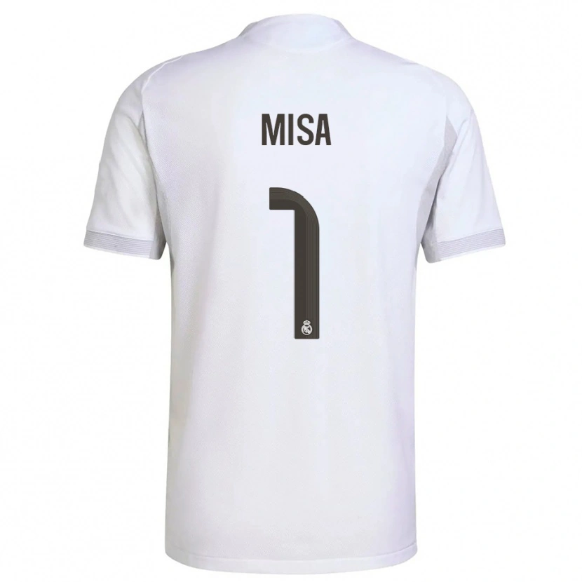Danxen Women Misa Rodríguez #1 White Yellow Home Jersey 2025/26 T-Shirt