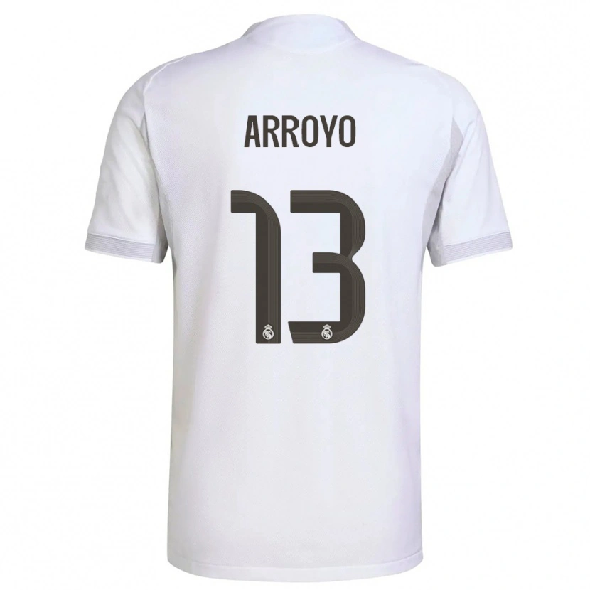 Danxen Women Diego Arroyo #13 White Yellow Home Jersey 2025/26 T-Shirt