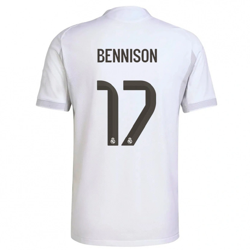Danxen Women Hanna Bennison #17 White Yellow Home Jersey 2025/26 T-Shirt