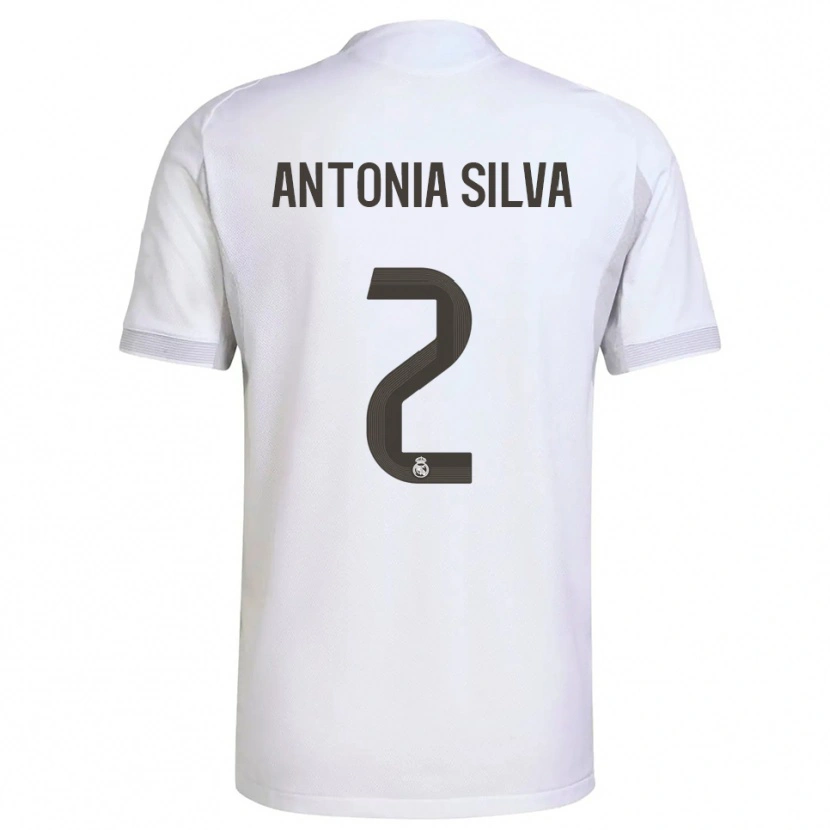 Danxen Women Antônia Silva #2 White Yellow Home Jersey 2025/26 T-Shirt
