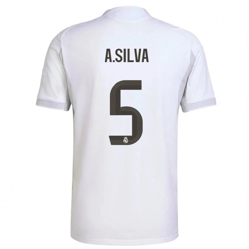 Danxen Women Antonia Silva #5 White Yellow Home Jersey 2025/26 T-Shirt