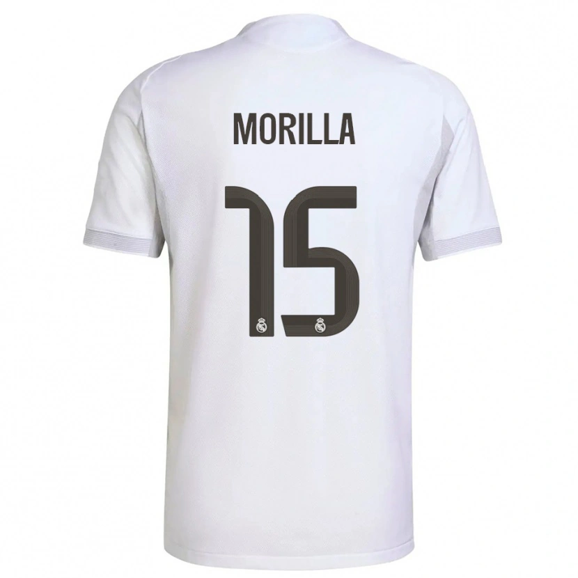 Danxen Women Jairo Morilla #15 White Yellow Home Jersey 2025/26 T-Shirt