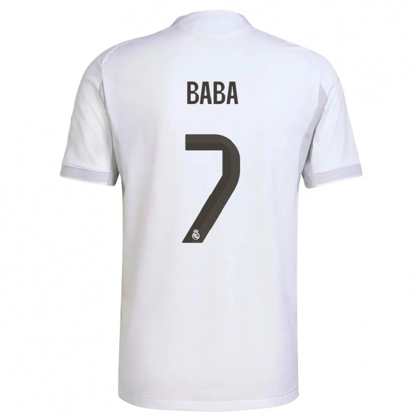Danxen Women Baba Diocou #7 White Yellow Home Jersey 2025/26 T-Shirt