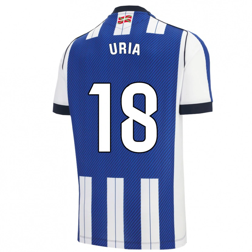 Danxen Women Mirari Uria Gabilondo #18 Blue White Home Jersey 2025/26 T-Shirt