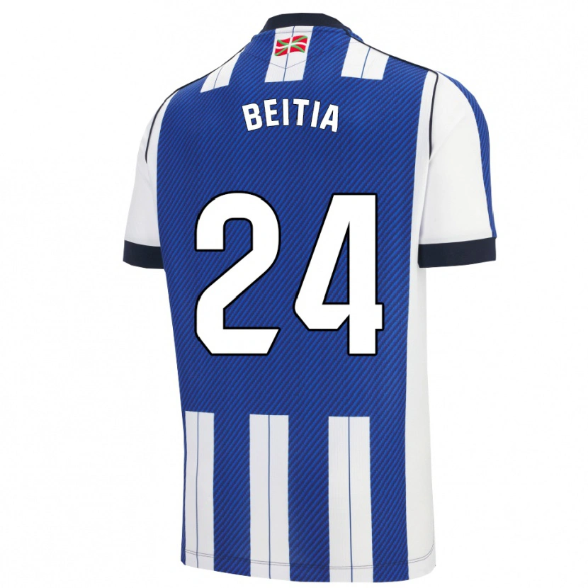 Danxen Women Luken Beitia #24 Blue White Home Jersey 2025/26 T-Shirt
