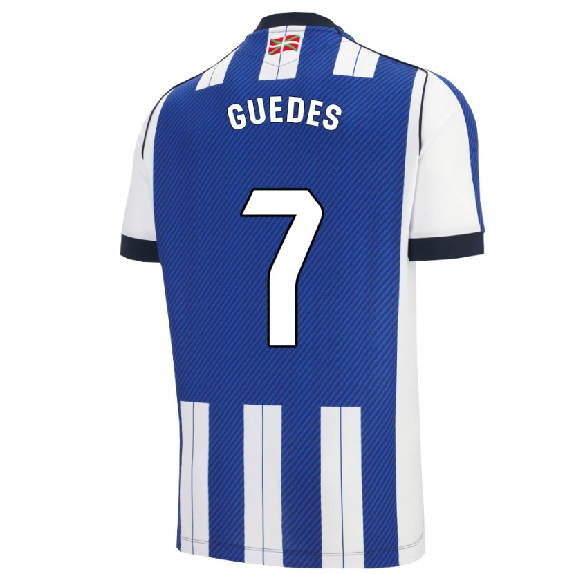 Danxen Women Gonçalo Guedes #7 Blue White Home Jersey 2025/26 T-Shirt