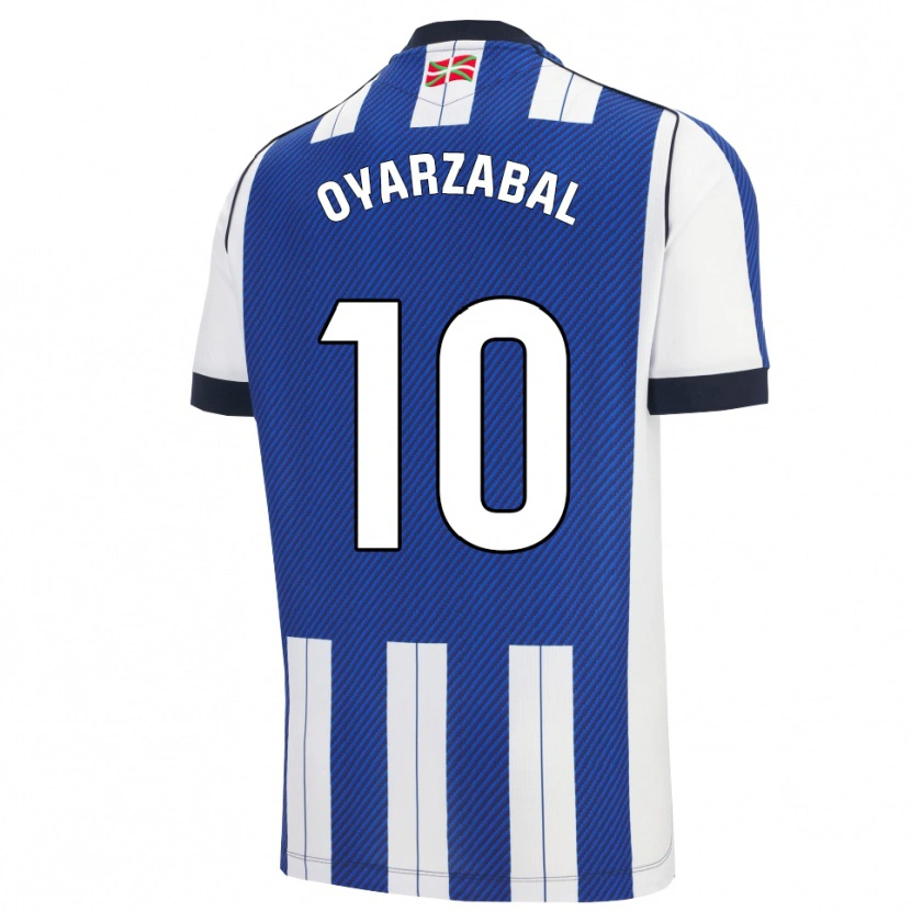 Danxen Women Mikel Oyarzabal #10 Blue White Home Jersey 2025/26 T-Shirt