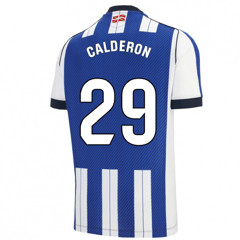 Danxen Women Iker Calderon #29 Blue White Home Jersey 2025/26 T-Shirt