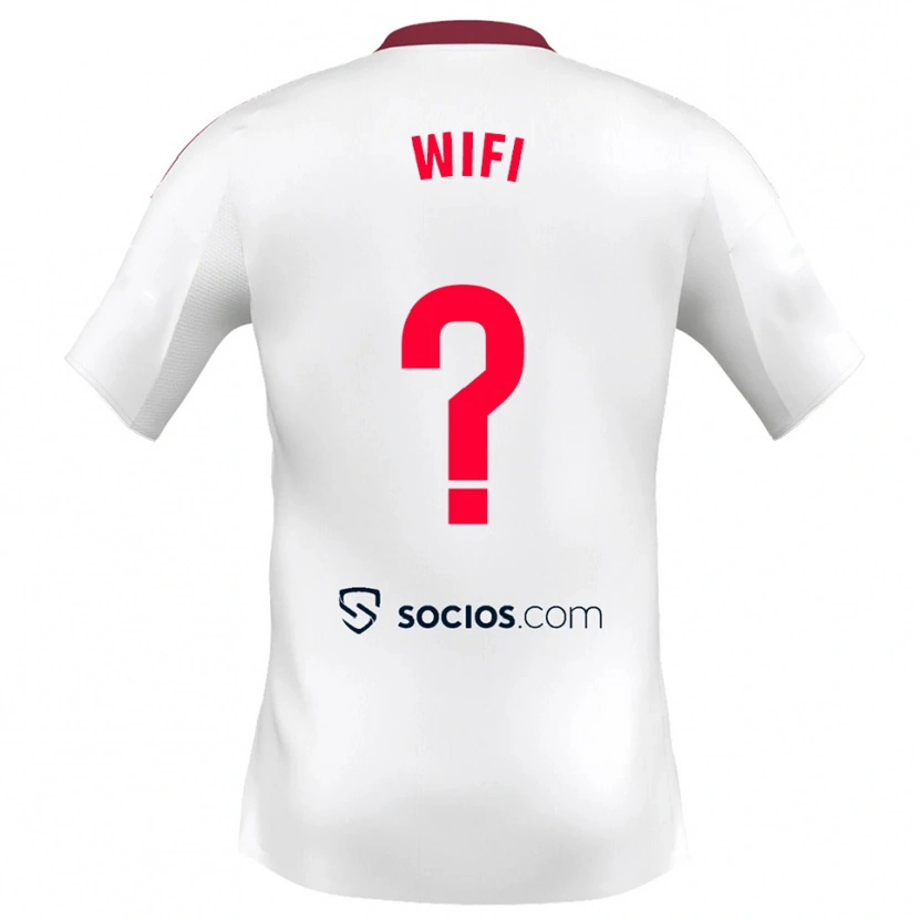 Danxen Women Lucía Moral Ruiz #0 White Red Home Jersey 2025/26 T-Shirt