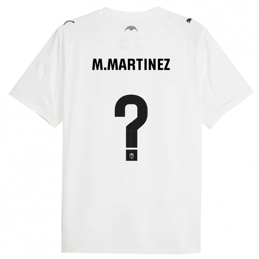 Danxen Women Marc Martinez #0 White Black Home Jersey 2025/26 T-Shirt
