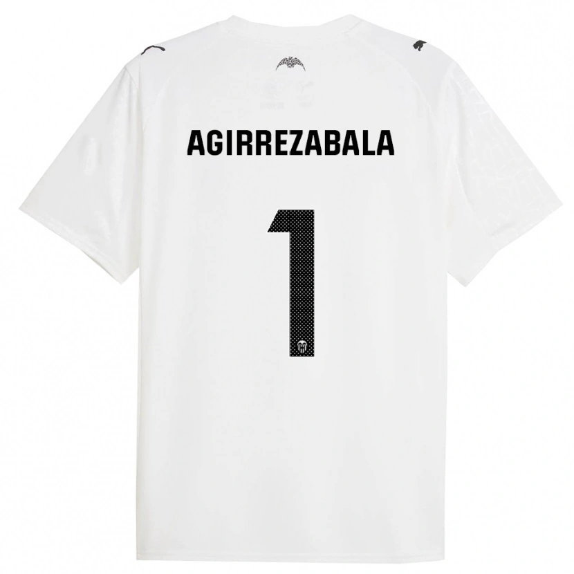 Danxen Women Julen Agirrezabala #1 White Black Home Jersey 2025/26 T-Shirt