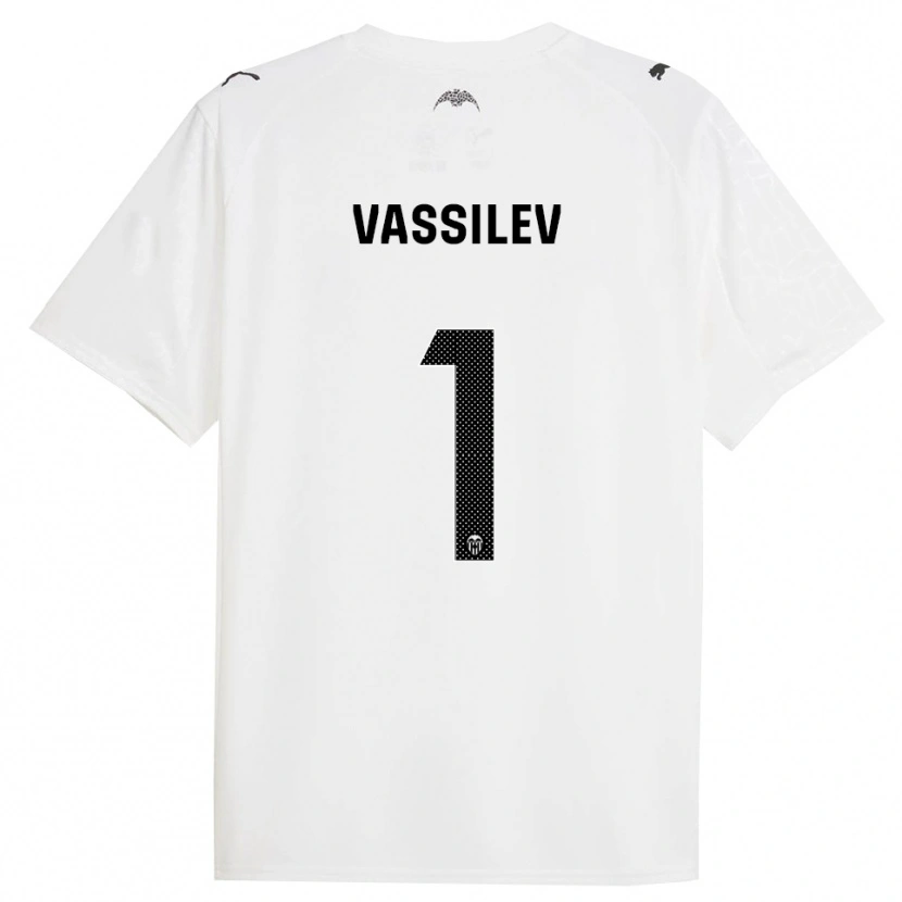 Danxen Women David Vassilev #1 White Black Home Jersey 2025/26 T-Shirt