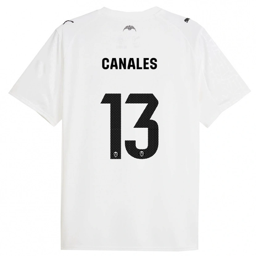 Danxen Women Antonia Canales #13 White Black Home Jersey 2025/26 T-Shirt