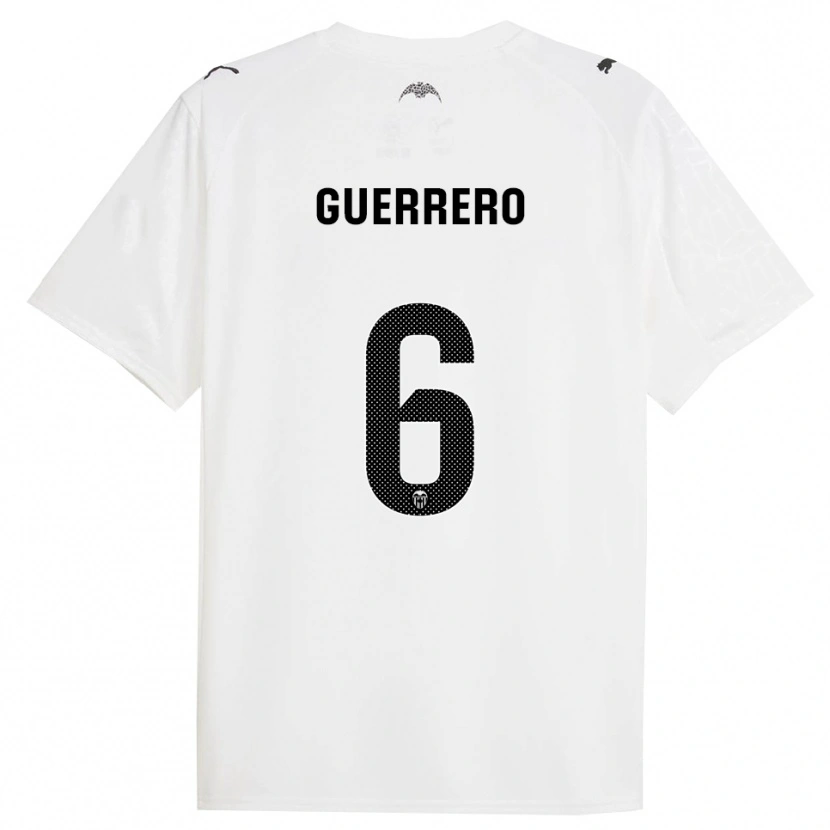 Danxen Women Paula Guerrero #6 White Black Home Jersey 2025/26 T-Shirt