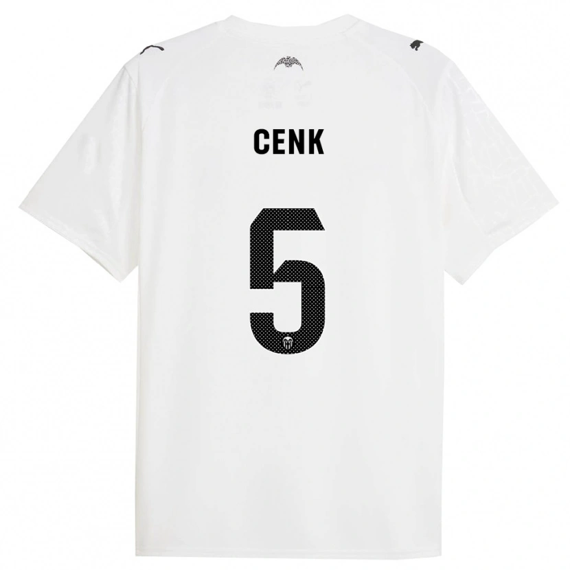 Danxen Women Cenk Özkacar #5 White Black Home Jersey 2025/26 T-Shirt