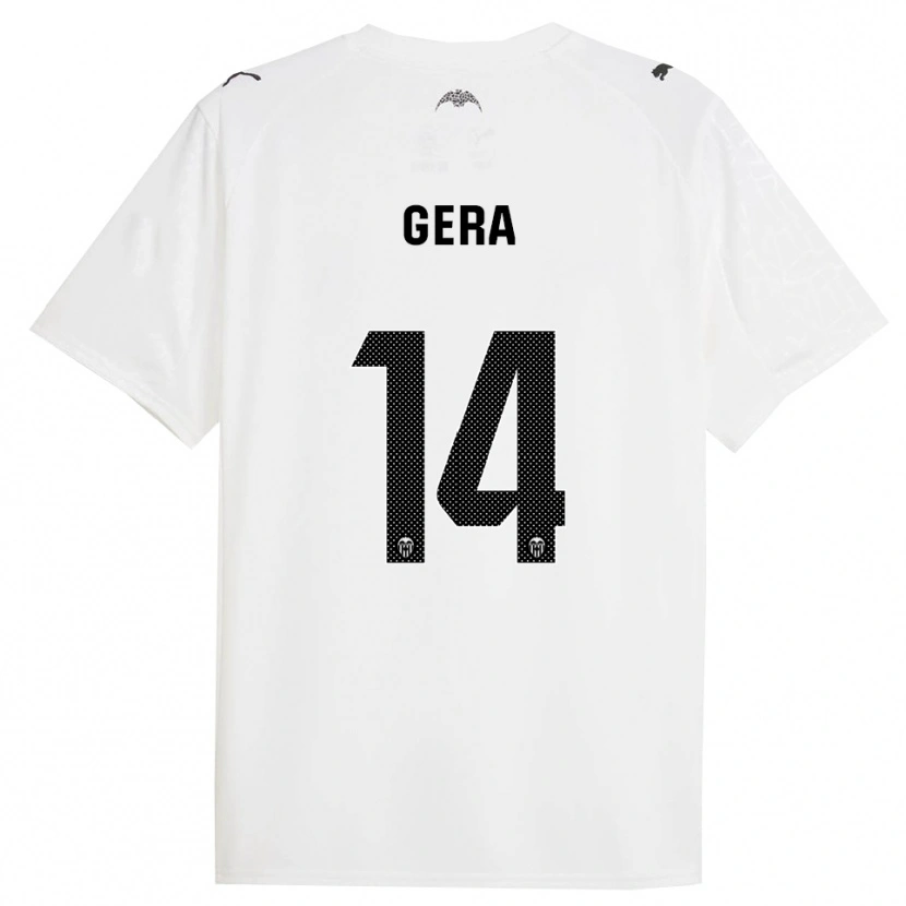 Danxen Women Alin Gera #14 White Black Home Jersey 2025/26 T-Shirt