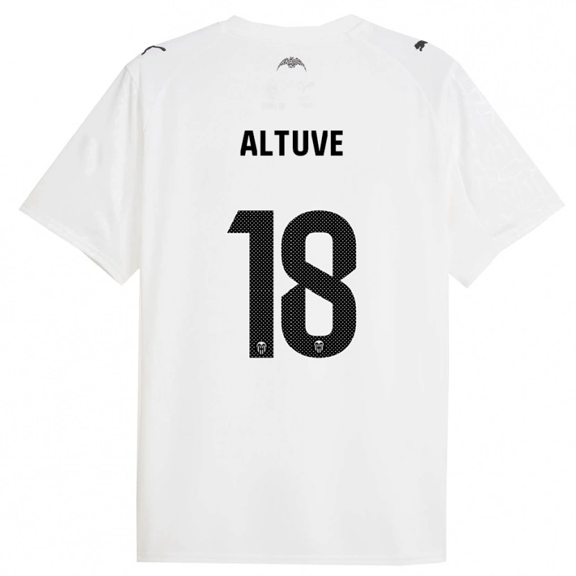 Danxen Women Oriana Altuve #18 White Black Home Jersey 2025/26 T-Shirt