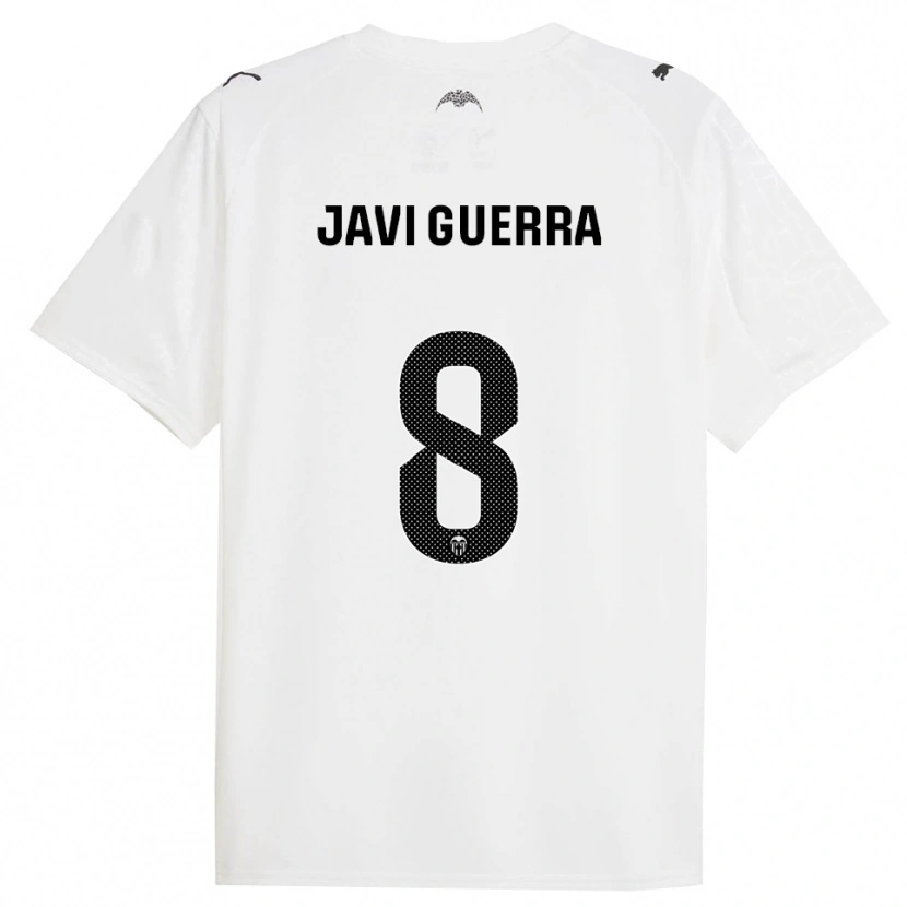 Danxen Women Javi Guerra #8 White Black Home Jersey 2025/26 T-Shirt