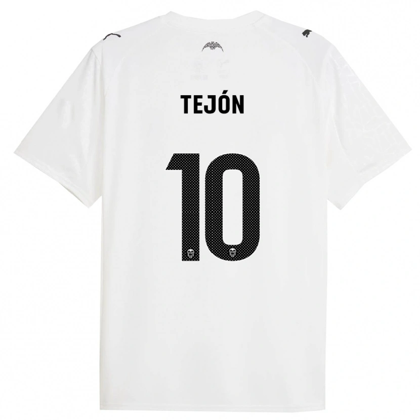 Danxen Women Martín Tejón #10 White Black Home Jersey 2025/26 T-Shirt