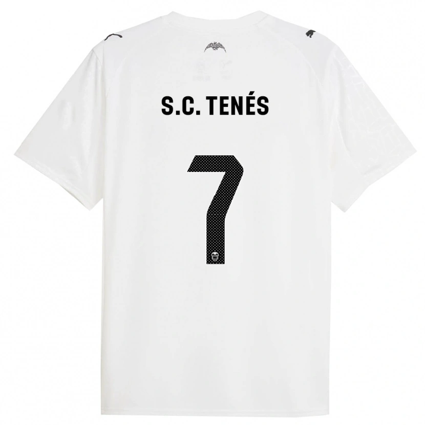 Danxen Women Sergi Canós #7 White Black Home Jersey 2025/26 T-Shirt