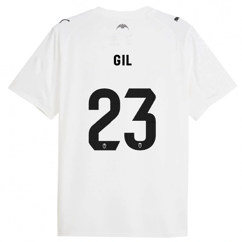Danxen Women Elena Gil #23 White Black Home Jersey 2025/26 T-Shirt