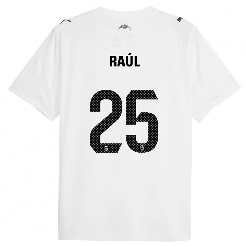 Danxen Women Raúl Jiménez #25 White Black Home Jersey 2025/26 T-Shirt