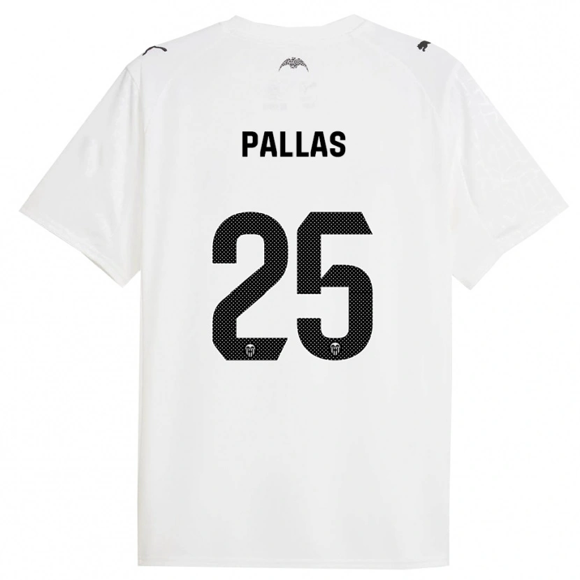 Danxen Women Nerea Pallas #25 White Black Home Jersey 2025/26 T-Shirt