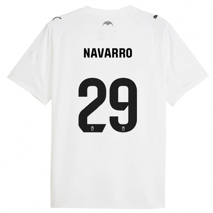 Danxen Women Marcos Navarro #29 White Black Home Jersey 2025/26 T-Shirt