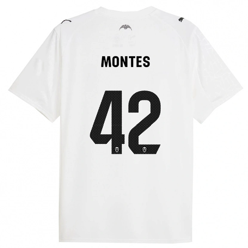 Danxen Women Jan Montes #42 White Black Home Jersey 2025/26 T-Shirt
