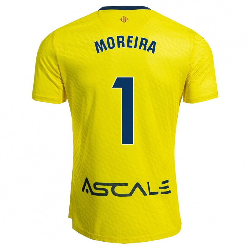 Danxen Women Yago Moreira #1 Yellow Navy Home Jersey 2025/26 T-Shirt