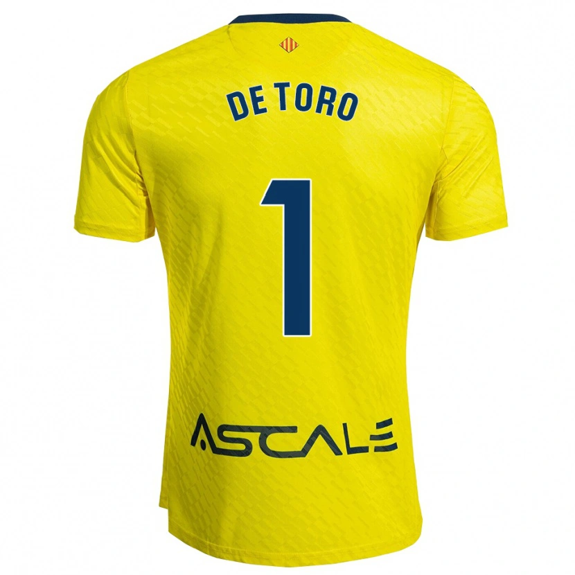 Danxen Women Elena De Toro #1 Yellow Navy Home Jersey 2025/26 T-Shirt