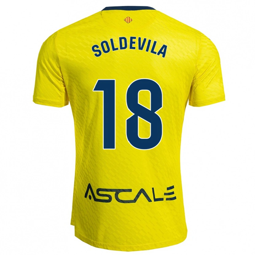 Danxen Women Paola Soldevila #18 Yellow Navy Home Jersey 2025/26 T-Shirt