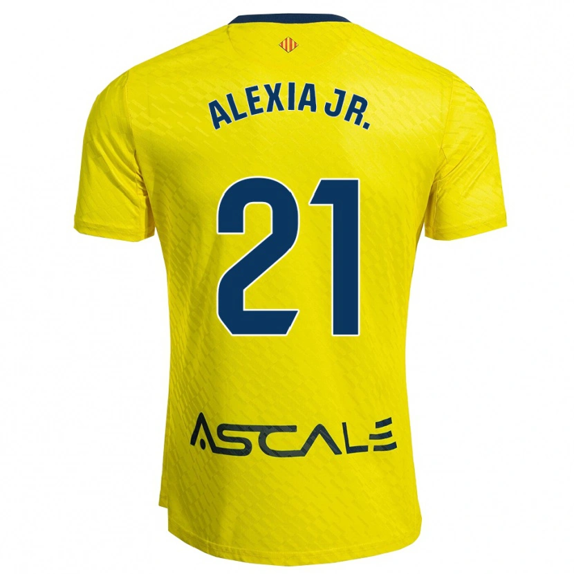 Danxen Women Alexia Blanco Llacuno #21 Yellow Navy Home Jersey 2025/26 T-Shirt