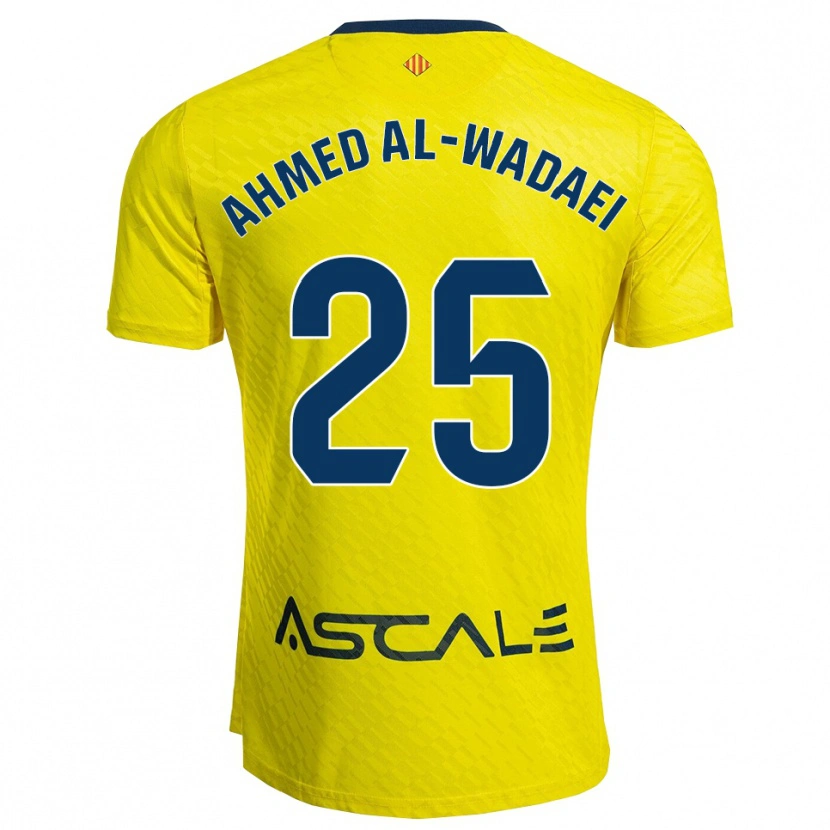 Danxen Women Sayed Ahmed Al-Wadaei #25 Yellow Navy Home Jersey 2025/26 T-Shirt