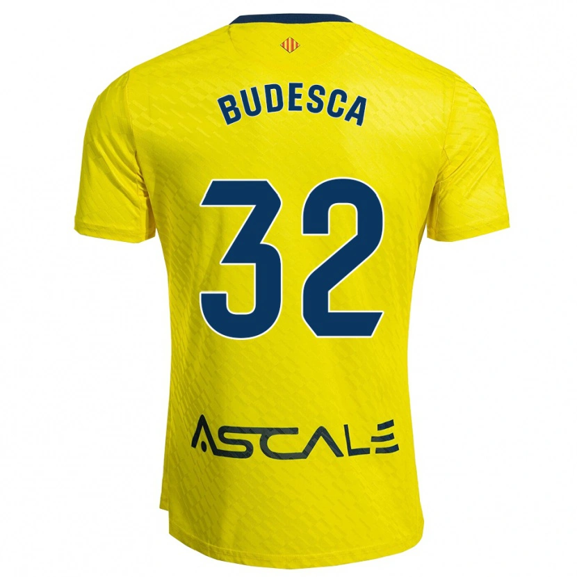 Danxen Women Daniel Budesca #32 Yellow Navy Home Jersey 2025/26 T-Shirt