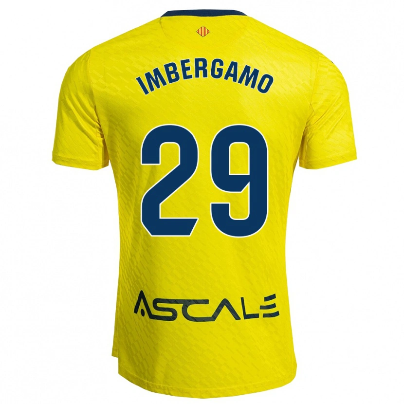 Danxen Women Mar Imbergamo #29 Yellow Navy Home Jersey 2025/26 T-Shirt