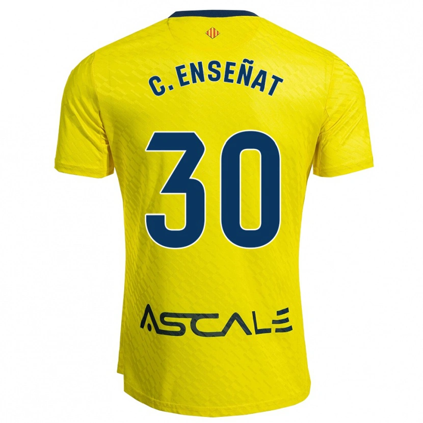 Danxen Women Claudia Enseñat Galindo #30 Yellow Navy Home Jersey 2025/26 T-Shirt