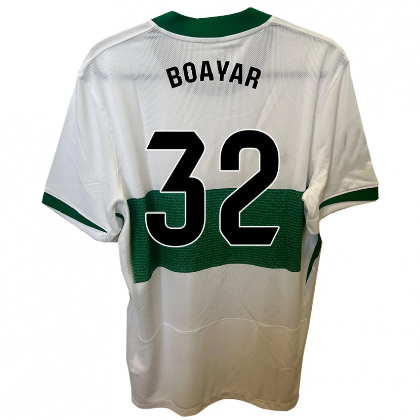 Danxen Women Adam Boayar #32 White Green Home Jersey 2025/26 T-Shirt