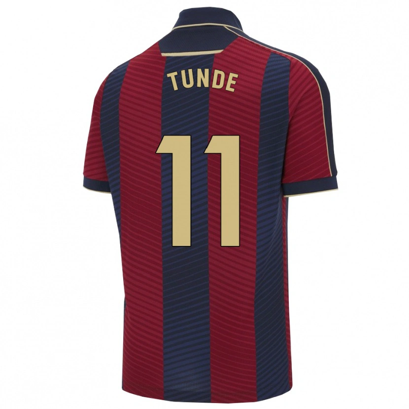 Danxen Women Kareem Tunde #11 Red Navy Home Jersey 2025/26 T-Shirt