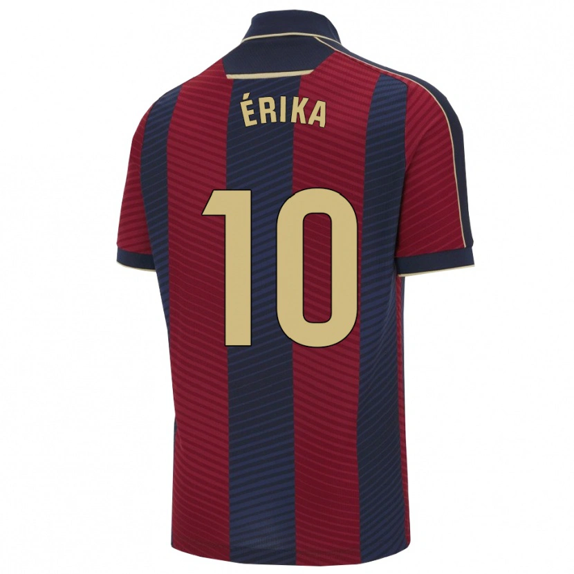 Danxen Women Érika González #10 Red Navy Home Jersey 2025/26 T-Shirt