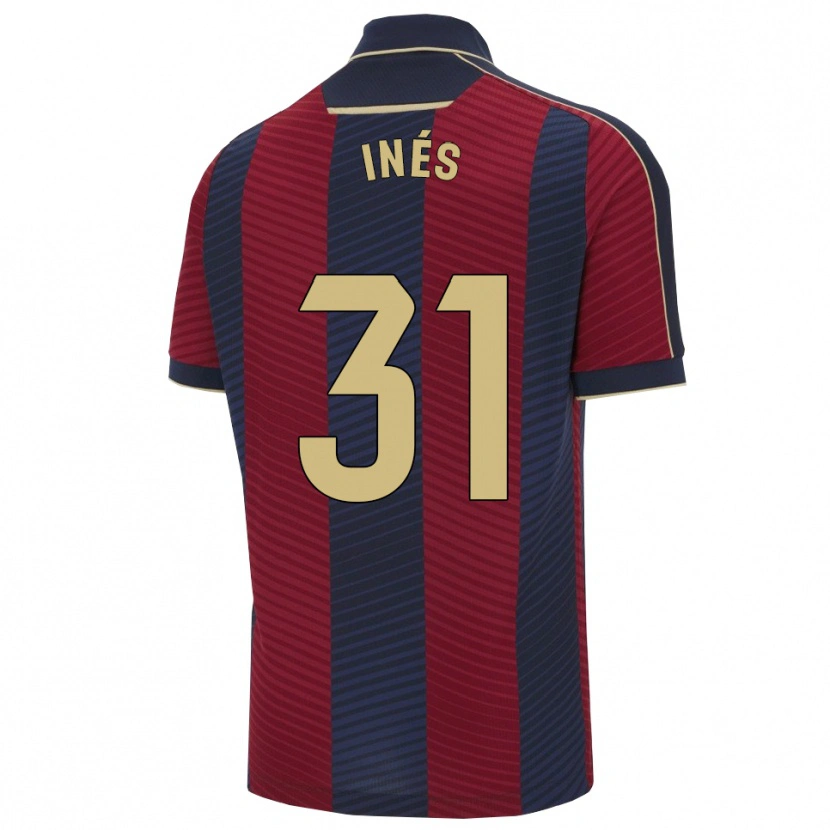 Danxen Women Inés Rizo #31 Red Navy Home Jersey 2025/26 T-Shirt