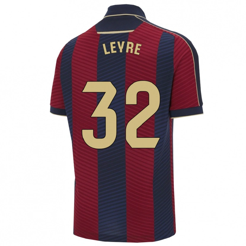Danxen Women Leyre Secades #32 Red Navy Home Jersey 2025/26 T-Shirt