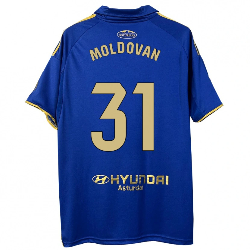 Danxen Women Horațiu Moldovan #31 Blue Gold Home Jersey 2025/26 T-Shirt