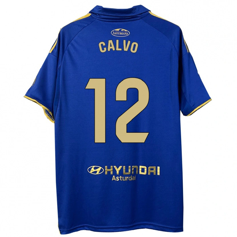 Danxen Women Dani Calvo #12 Blue Gold Home Jersey 2025/26 T-Shirt