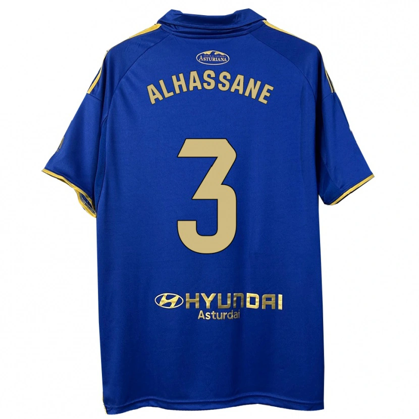 Danxen Women Rahim Alhassane #3 Blue Gold Home Jersey 2025/26 T-Shirt