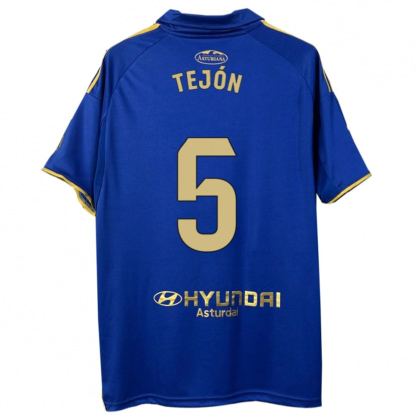 Danxen Women Diego Tejón #5 Blue Gold Home Jersey 2025/26 T-Shirt