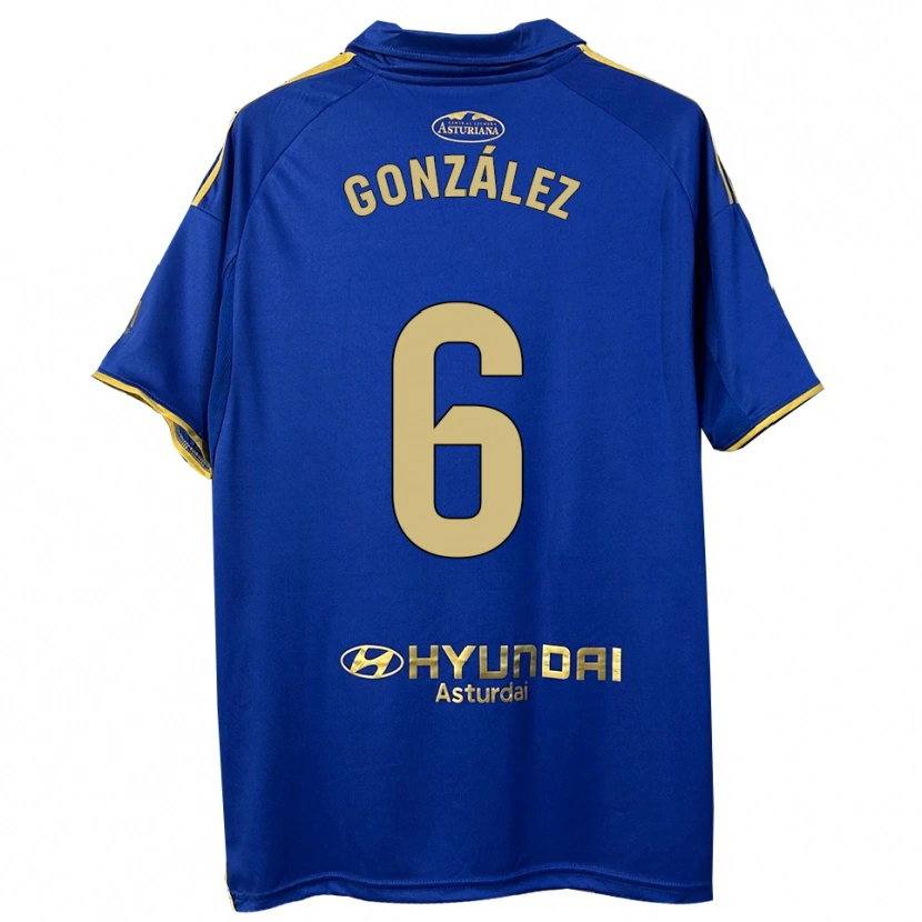 Danxen Women Yayo González #6 Blue Gold Home Jersey 2025/26 T-Shirt